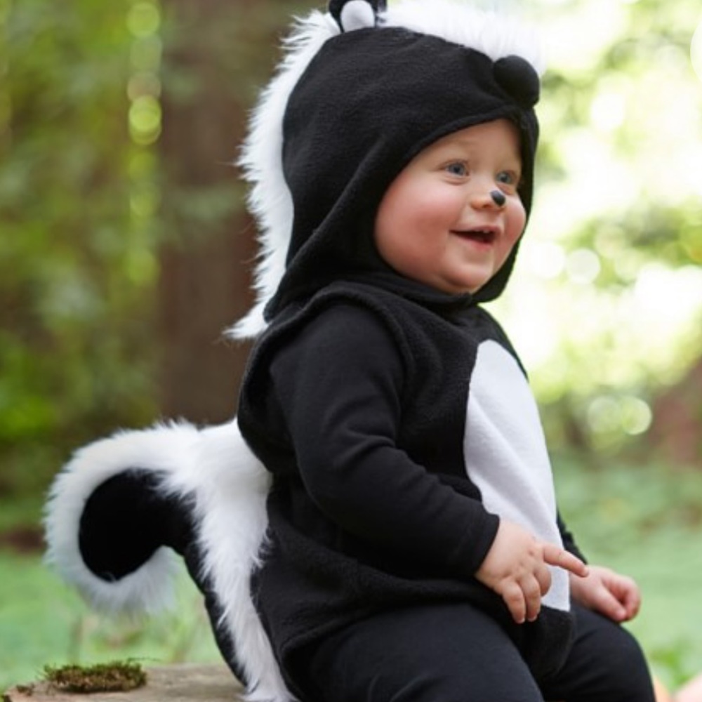 Potter Barn Kids Skunk Costume 6-12 months